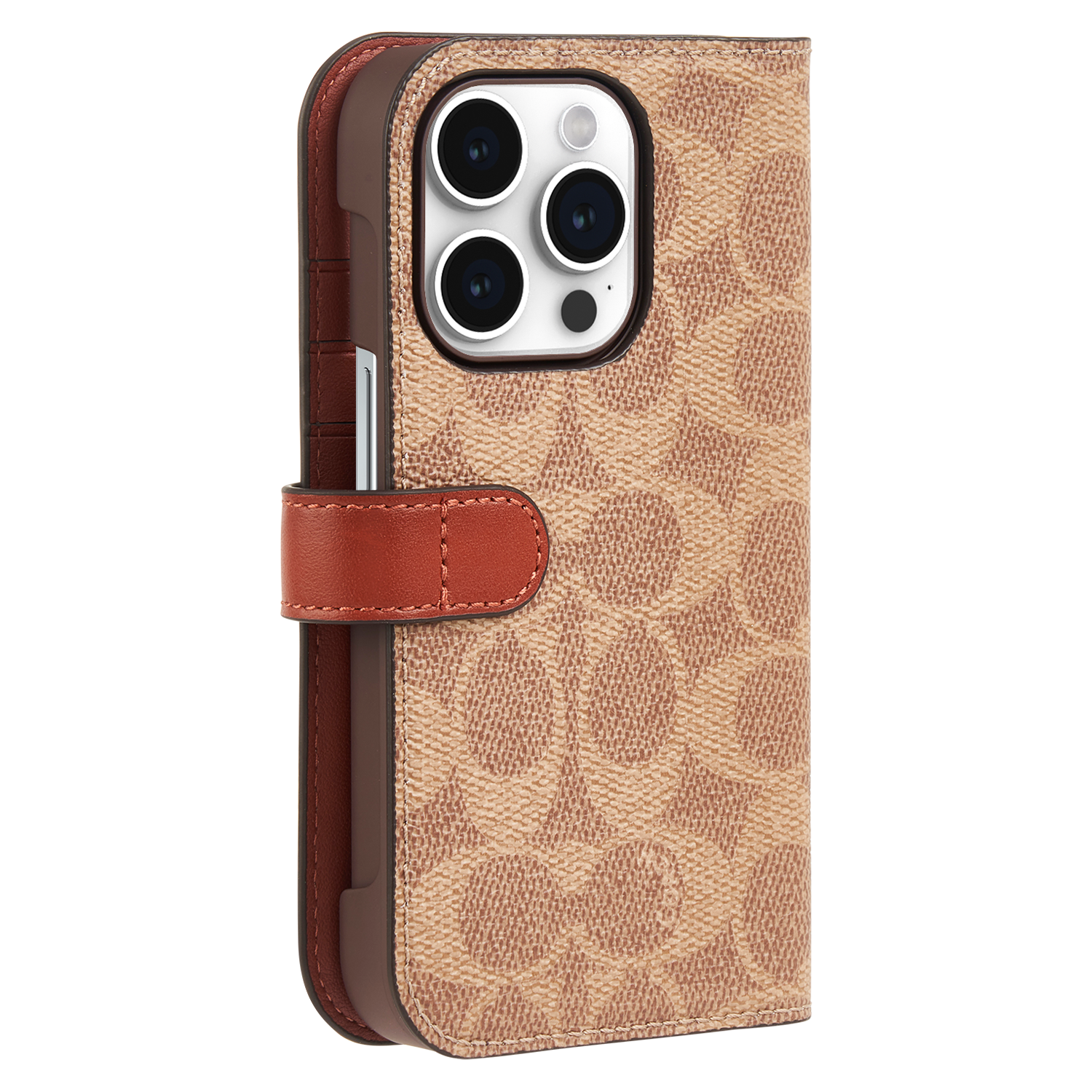 Coach Folio Signature case for iPhone 15 Pro GCI