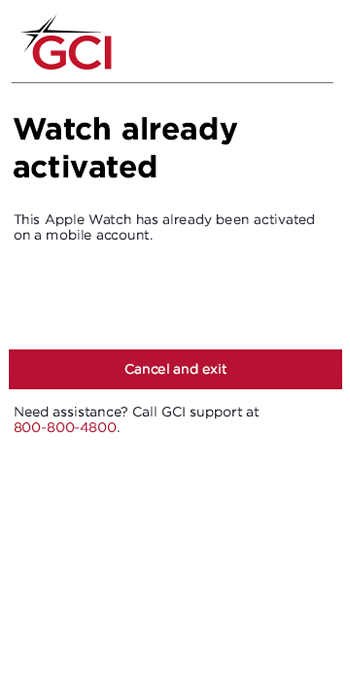 Watch already activated apple watch activation screen