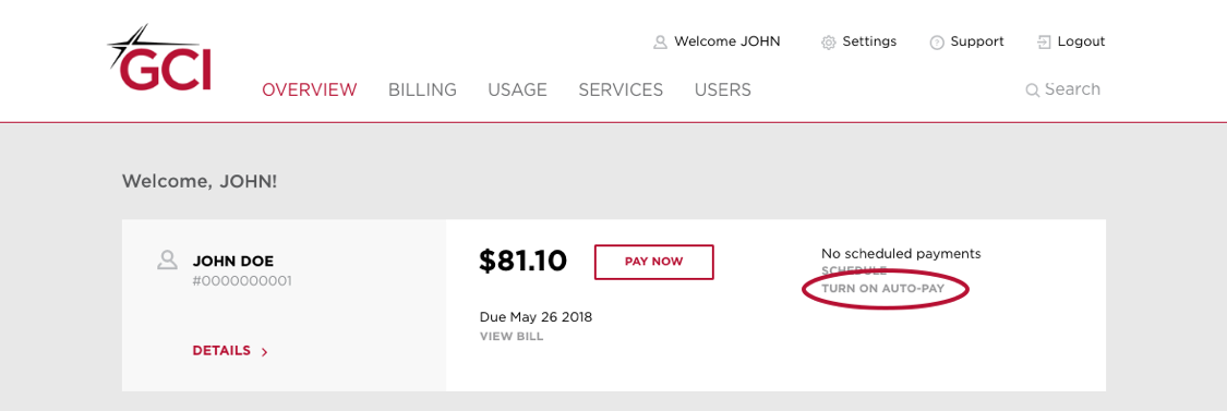 Turn on auto page website screenshot