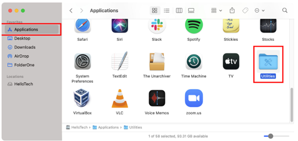Ping a website Apple Mac Utilities folder.png