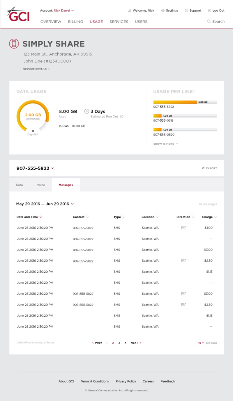 Simply share plan details